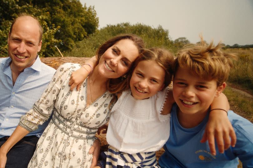 Kate with Prince William, Prince George, Princess Charlotte and Prince Louis