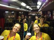 Lyndsie Fogarty - "London we are here! Can't wait to see and explore what u have to offer #LondonOlympics"