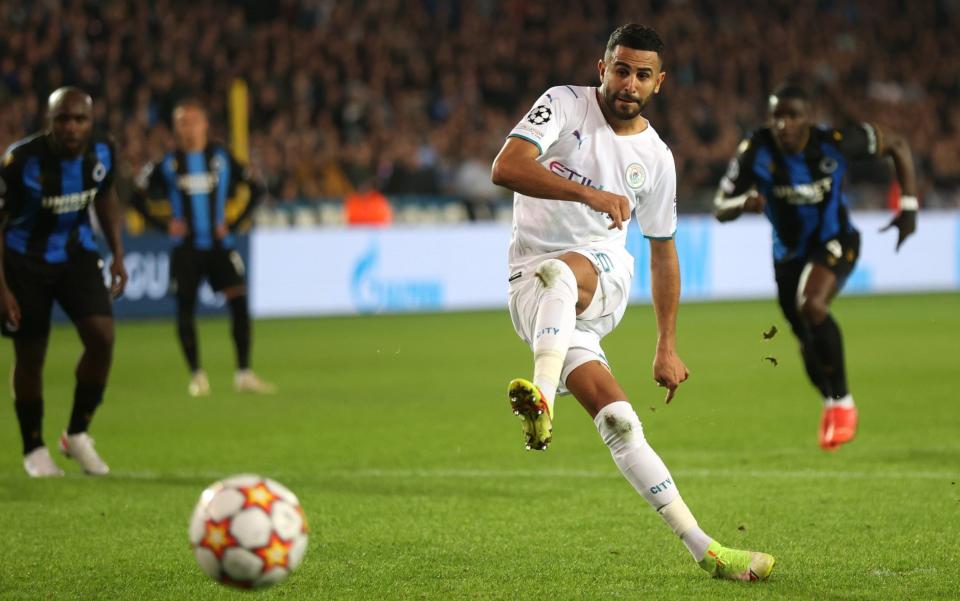 Riyad Mahrez scored the penalty he won himself - GETTY IMAGES