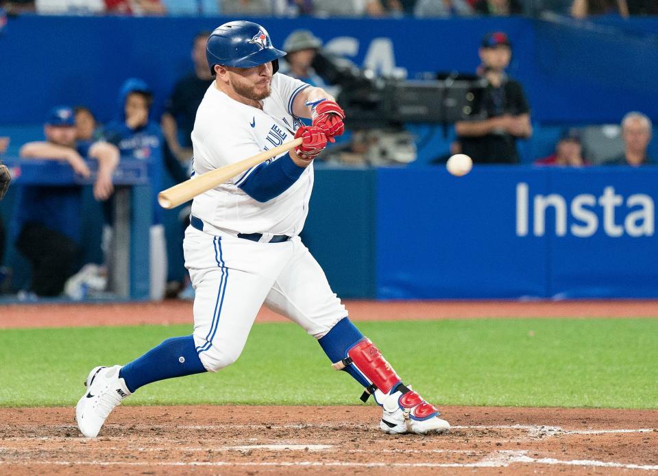 Alejandro Kirk was the AL's starting catcher in the All-Star Game.