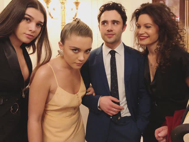 <p>Toby Sebastian Instagram</p> Florence Pugh with her siblings: Raffie Pugh, Toby Sebastian and Arabella Gibbins.