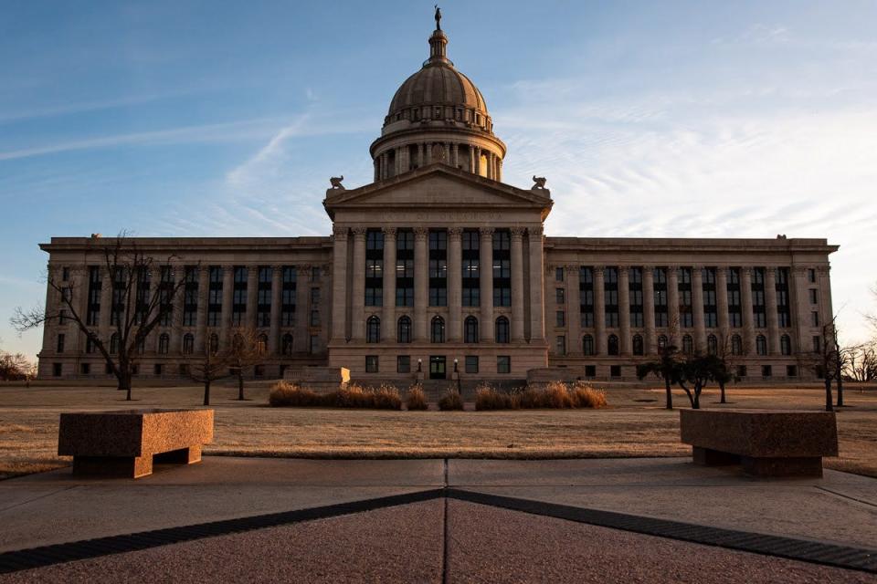 The Oklahoma State Capitol.