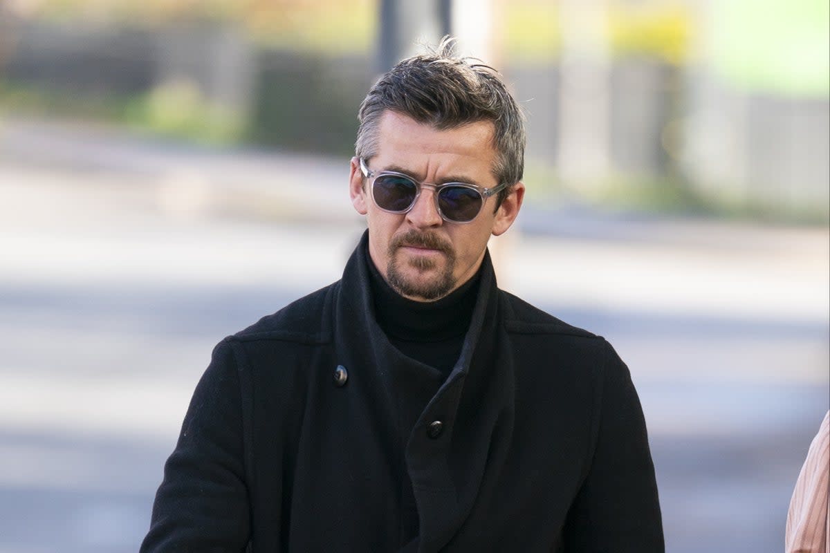 Joey Barton arrives in court  (Kirsty O’Connor/PA)