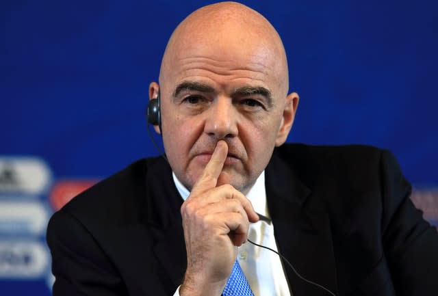 FIFA president Gianni Infantino may have something to say about Clarke's resignation 