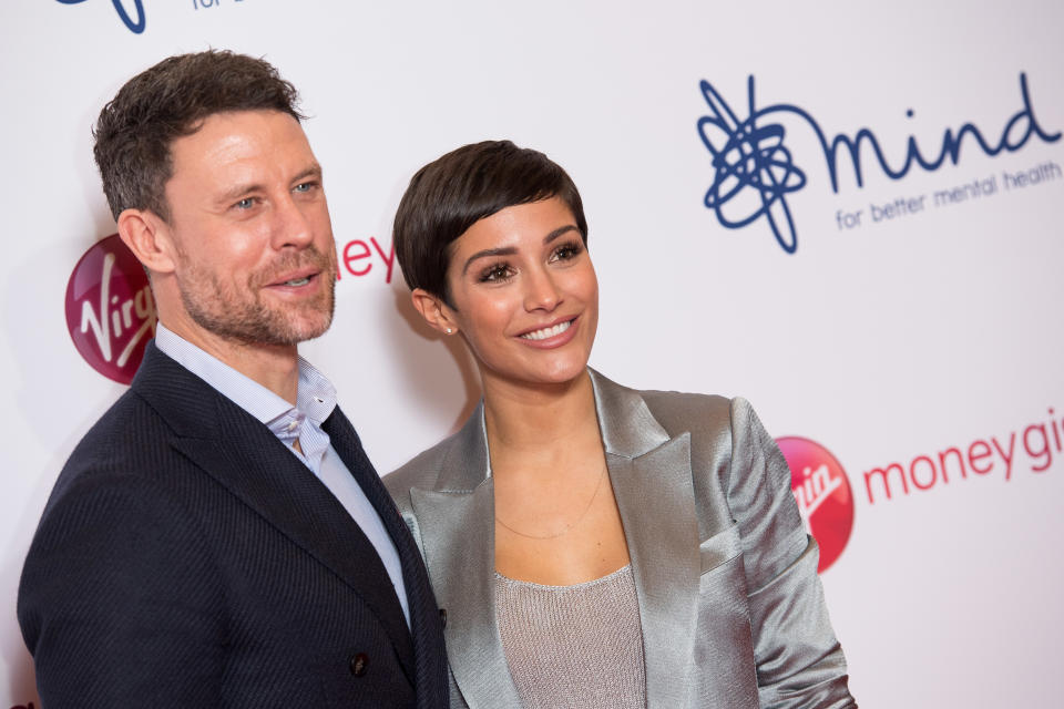 LONDON, ENGLAND - NOVEMBER 29: (L-R) Wayne Bridge and Frankie Bridge attend the Virgin Money Giving Mind Media Awards 2018 at Queen Elizabeth Hall on November 29, 2018 in London, England. (Photo by Jeff Spicer/Getty Images)