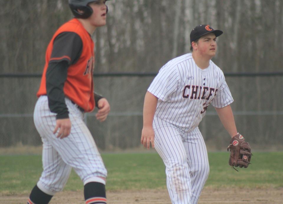 Cheboygan senior Blake Blaskowski (right) returns as one of the top area baseball players this spring.