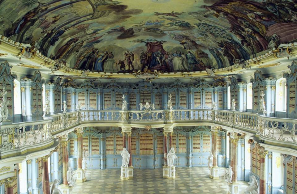 <div class="inline-image__caption"><p>Schussenried Abbey, Library</p></div> <div class="inline-image__credit">Getty Images</div>