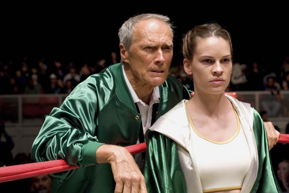 In the ring: Clint Eastwood and Swank in ‘Million Dollar Baby’ (Warner Bros)