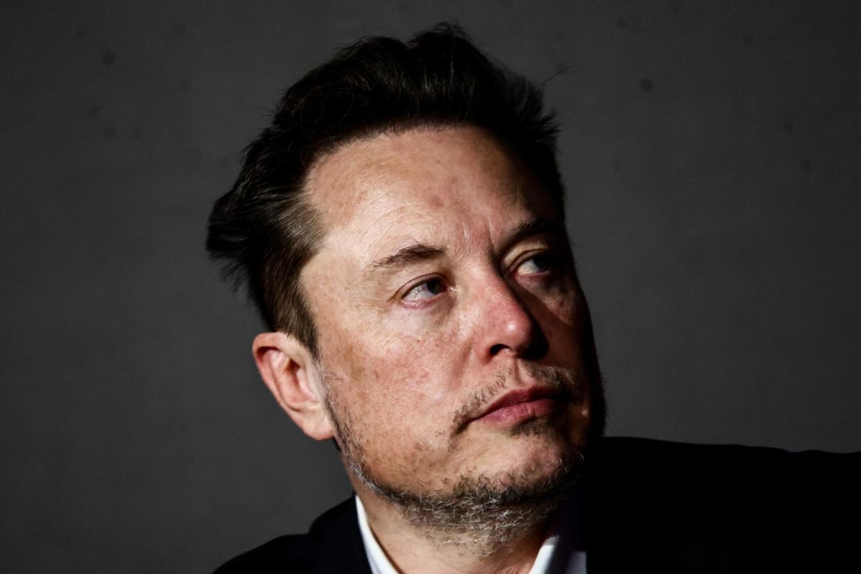 <span>The criticism of Elon Musk’s behaviour came after Tesla reported its first quarterly fall in deliveries of its cars in nearly four years.</span><span>Photograph: NurPhoto via Getty Images</span>