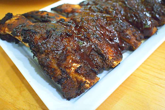 Applebee's Beef Rack Ribs: The meat is juicy and soft and the sauce perfectly flavored.