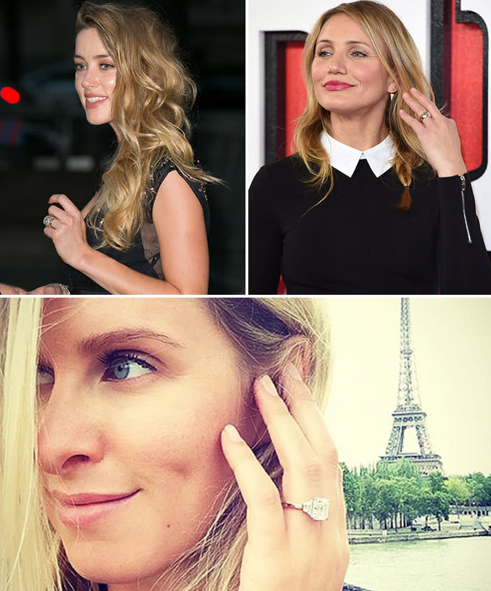 Huge Celebrity Engagement Rings