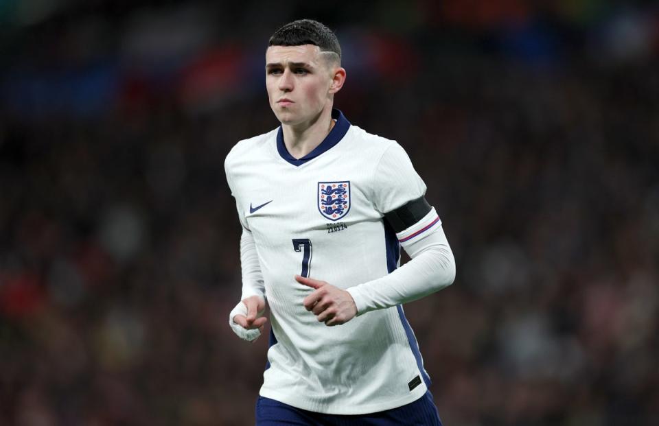 Πού πρέπει να παίξει ο Phil Foden για την Αγγλία (Η FA μέσω Getty Images)