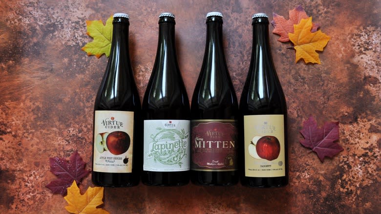 Bottles of Virtue Cider