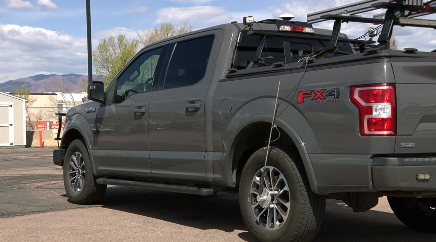 City of Colorado Springs pavement truck