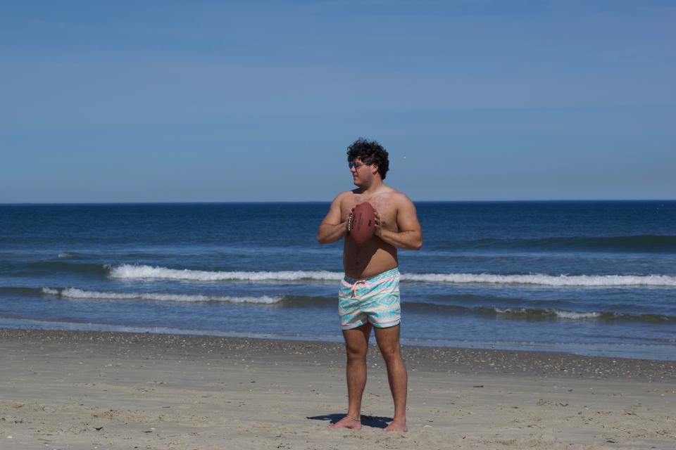 Nate Jones has had a longtime love affair with Chubbies, a popular brand of swimwear. Jones took a shot at Chubbies’ modeling competition in the spring of 2023.