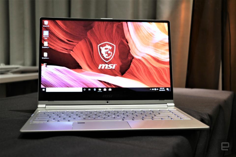 MSI Modern 14 laptop

Cherlynn Low / Engadget