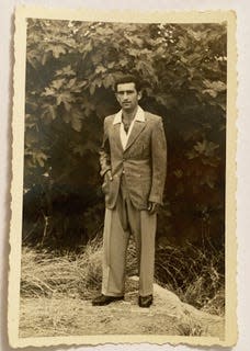 Saul Dreier, pictured in Italy in the mid-1940s where he lived briefly after World War II, survived the Holocaust. He now travels the world as a drummer, playing in a band and helping other Holocaust survivors in need.