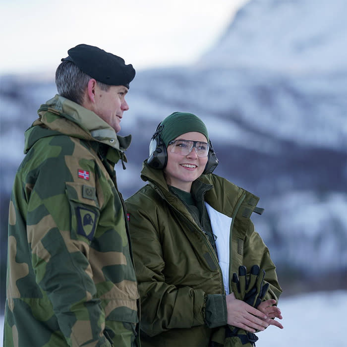 Ingrid de Noruega en las Fuerzas Armadas