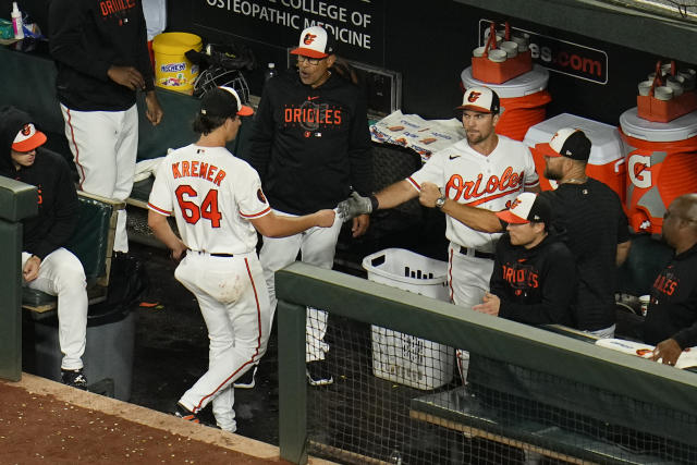 Baltimore, United States. 30th July, 2023. Baltimore Orioles' starting  pitcher Dean Kremer (64) takes the mound in the top of the first inning  against the New York Yankees on July 30th 2023