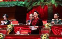 The 13th national congress of the ruling communist party of Vietnam in Hanoi