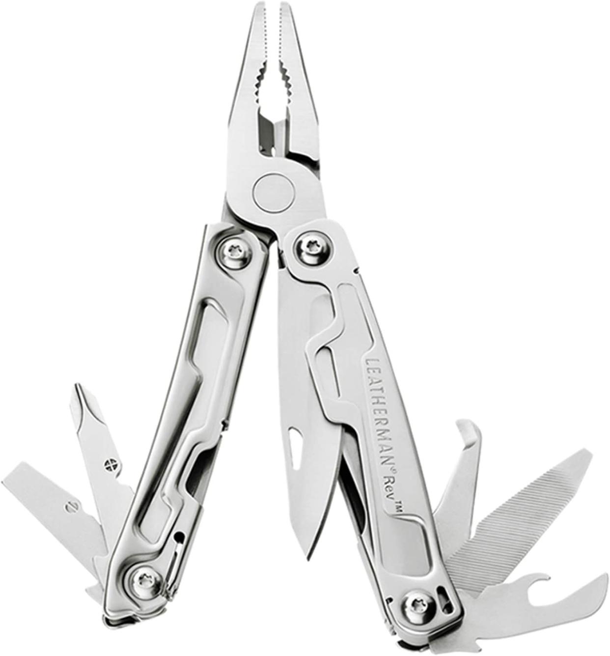 LEATHERMAN Rev Multitool, Stainless Steel