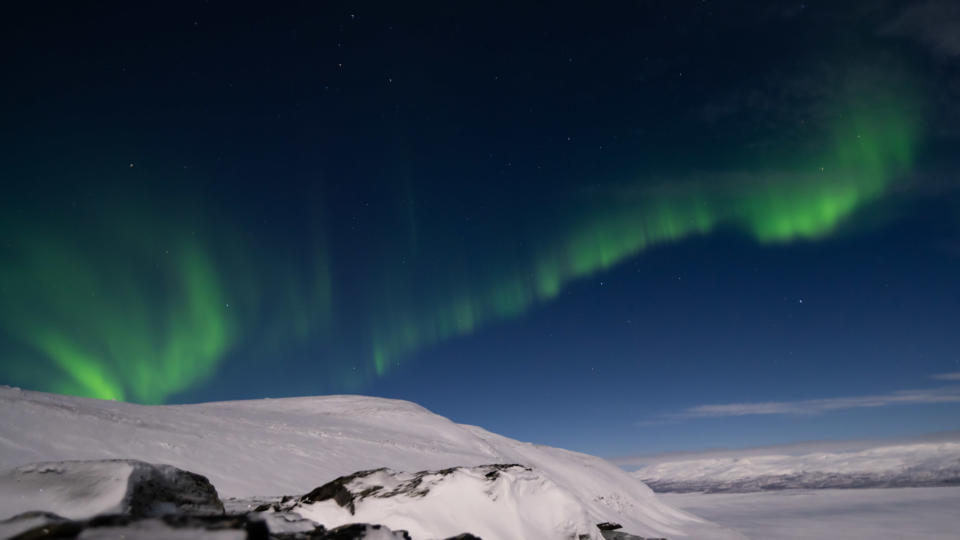 aurora hunting trip in Abisko National Park