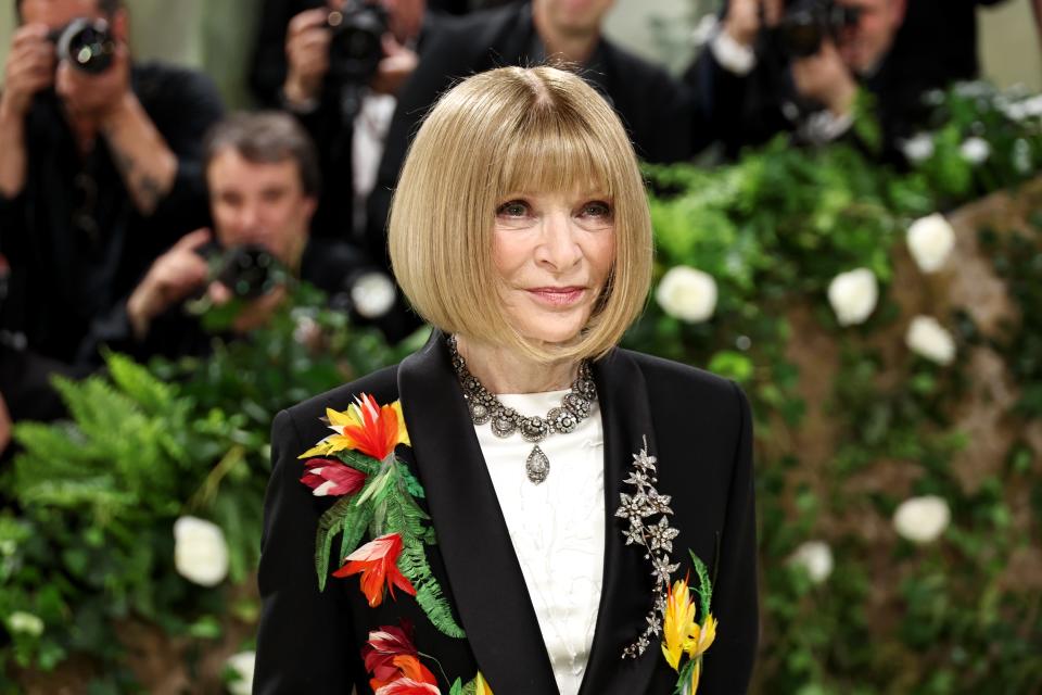 Anna Wintour attends the 2024 Met Gala.