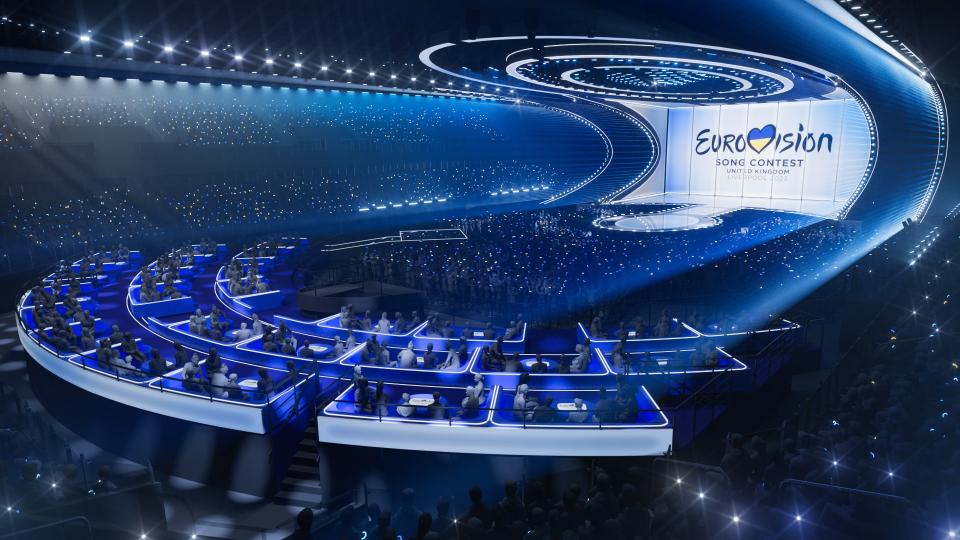 First-look images of the 2023 Eurovision Song Contest stage have been revealed (BBC Eurovision/PA)