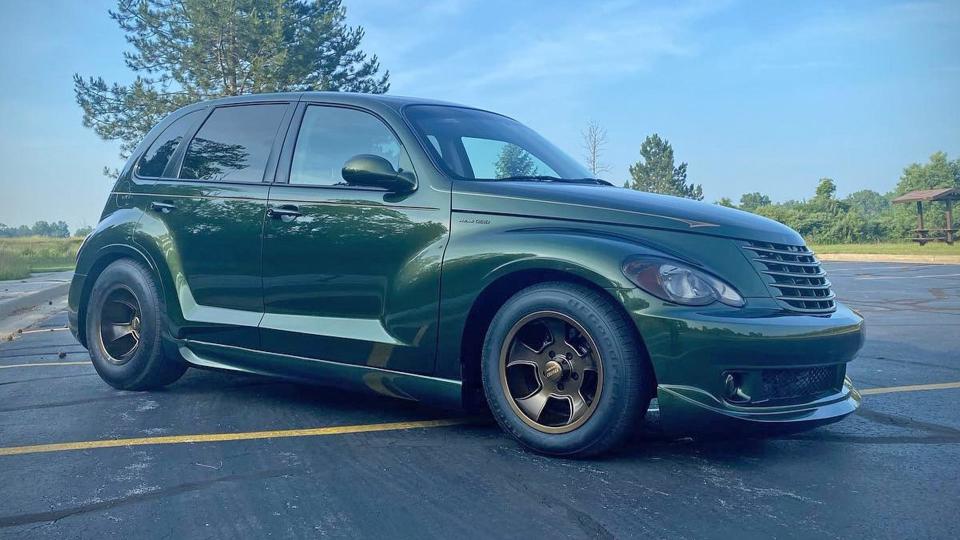 This V8-Swapped RWD Chrysler PT Cruiser Build Is Impossible to Hate photo