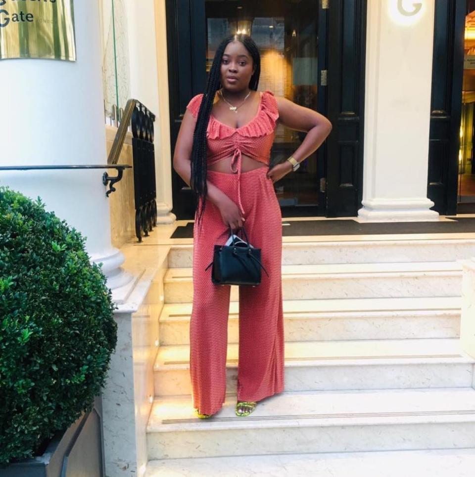 Ms Dogbey was attacked near her flat in Brixton (Facebook)