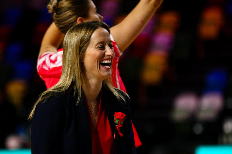 Vitality Roses head coach Jess Thirlby believes netball deserves a place on the Brisbane 2032 programme (Picture: Ben Lumley / England Netball)