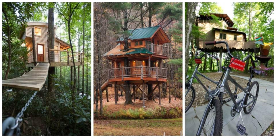 <p>Take a relaxing yet active getaway to these dreamlike treehouses.</p>