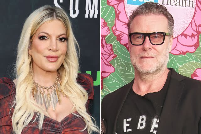 <p>Rodin Eckenroth/FilmMagic; Andrew J Cunningham/Getty Images</p> From left: Tori Spelling and Dean McDermott