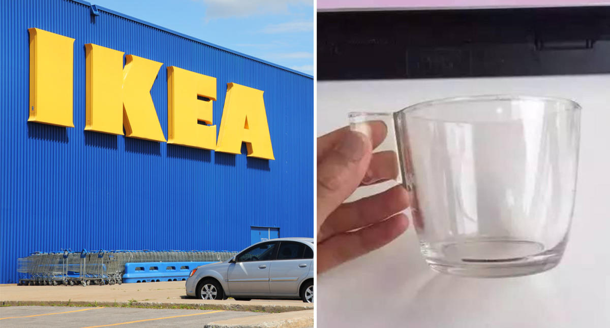 STELNA Mug, clear glass, 8 oz - IKEA