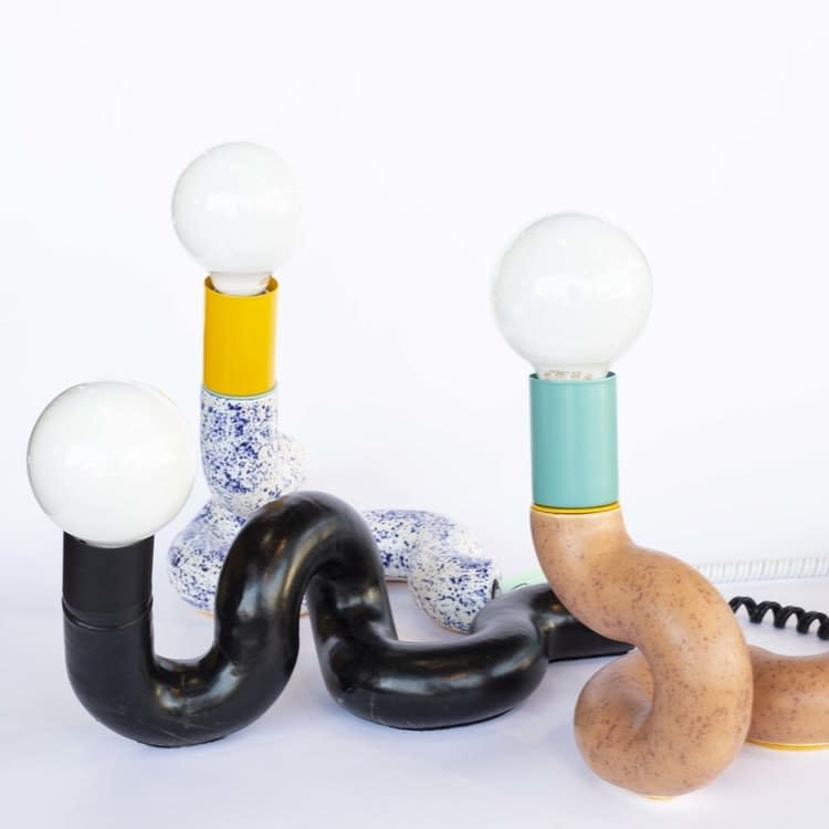 SHOP NOW: Noodle Lamps by Erin Lynn Smith, from $295, foragemodernworkshop.com