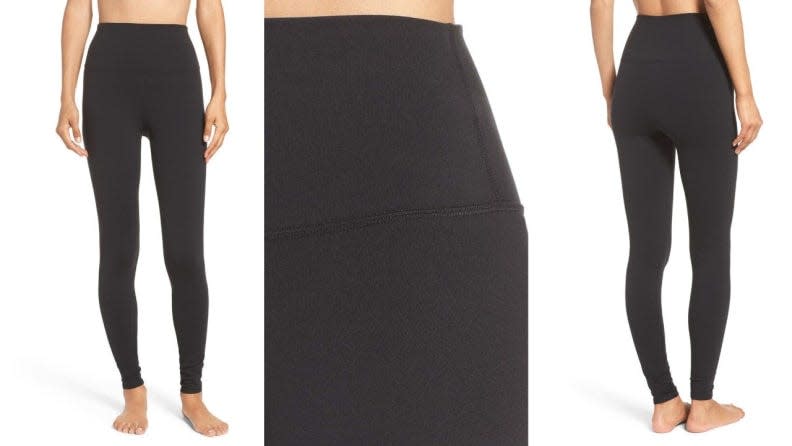 These high-waist leggings will make you look amazing.