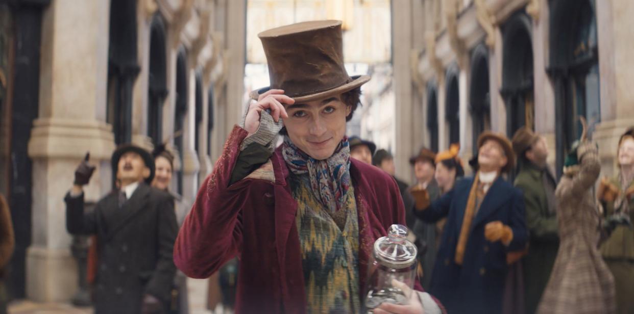 timothée chalamet wonka