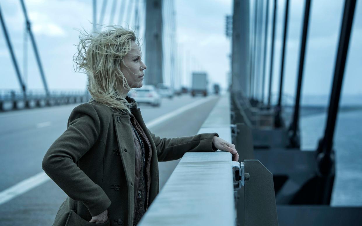 Sofia Helin in The Bridge