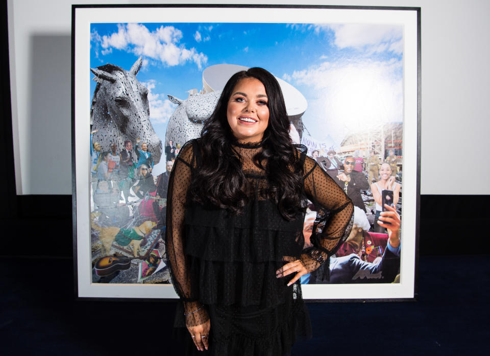 LONDON, ENGLAND - NOVEMBER 19:  Scarlett Moffatt attends a screening of the short film 'What Has The National Lottery Ever Done For Us?' to celebrate the National Lottery's 25th birthday at Charlotte Street Hotel on November 19, 2019 in London, England. (Photo by Jeff Spicer/Getty Images for The National Lottery)