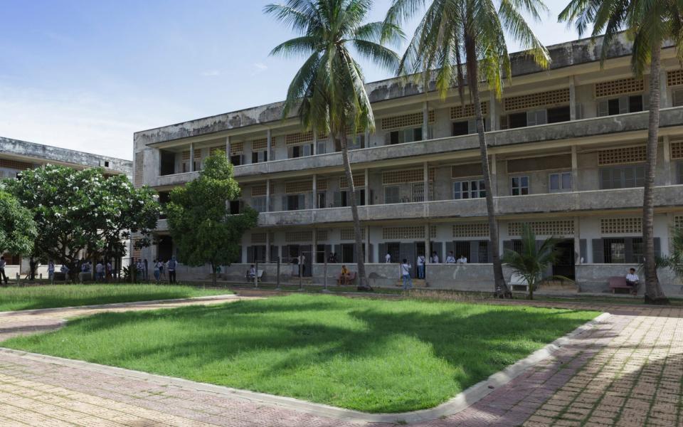 Tuol Sleng prison, now a genocide museum -  Robert Harding/ Alamy