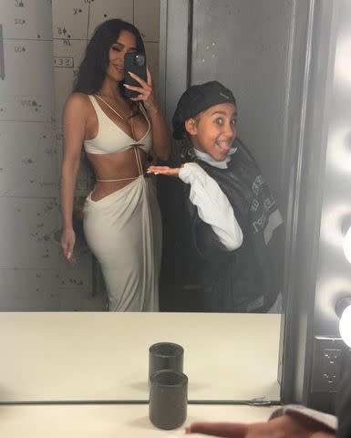 <p>Kim Kardashian/Instagram</p> Kim Kardashian and her daughter North West