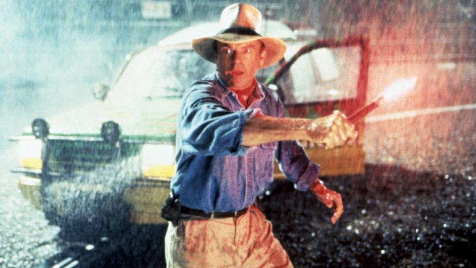 Sam Neill as Dr. Alan Grant in Jurassic Park - Credit: Everett Collection