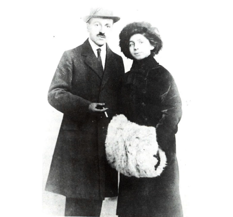 George y Mary Papanicolaou poco después de su llegada a EE.UU.