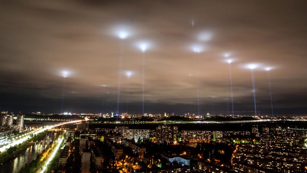  Night sky over Kyiv, Ukraine, 2020. 