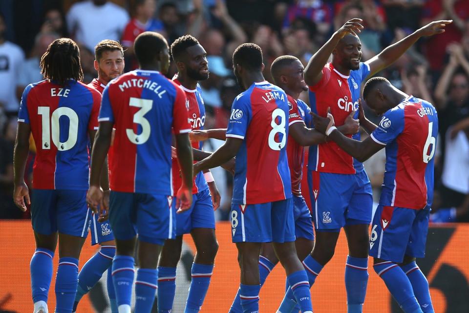 Deserved: Crystal Palace celebrate victory  (Getty Images)