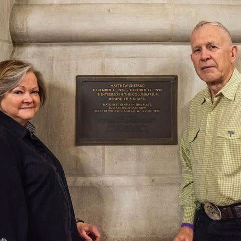 <p>Matthew Shepard Foundation</p> Matthew Shepard's parents, Judy and Dennis Shepard