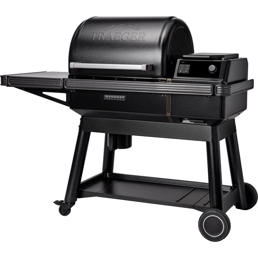 <p><a href="https://go.redirectingat.com?id=74968X1596630&url=https%3A%2F%2Fwww.homedepot.com%2Fp%2FTraeger-Ironwood-Wi-Fi-Pellet-Grill-and-Smoker-in-Black-TFB61RLG%2F322489767&sref=https%3A%2F%2Fwww.menshealth.com%2Ftechnology-gear%2Fg43738556%2Fbest-traeger-grills%2F" rel="nofollow noopener" target="_blank" data-ylk="slk:Shop Now;elm:context_link;itc:0;sec:content-canvas" class="link rapid-noclick-resp">Shop Now</a></p><p>Ironwood WiFi Pellet Grill and Smoker</p><p>$1799.99</p><p>homedepot.com</p><span class="copyright">Courtesy of Retailer</span>