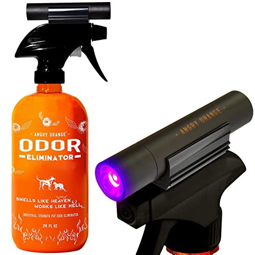 ANGRY ORANGE Pet Odor Eliminator for Strong Odor - Citrus Deodorizer for Dog Urine Smells on Ca…