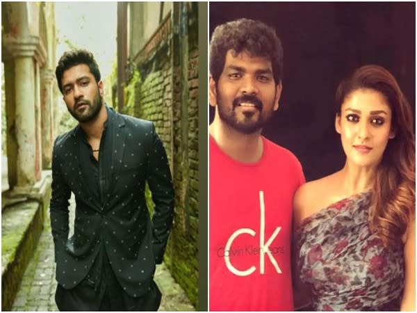 Vicky Kaushal, Vignesh Shivan and Nayanthara (L to R) (Image source: Instagram)