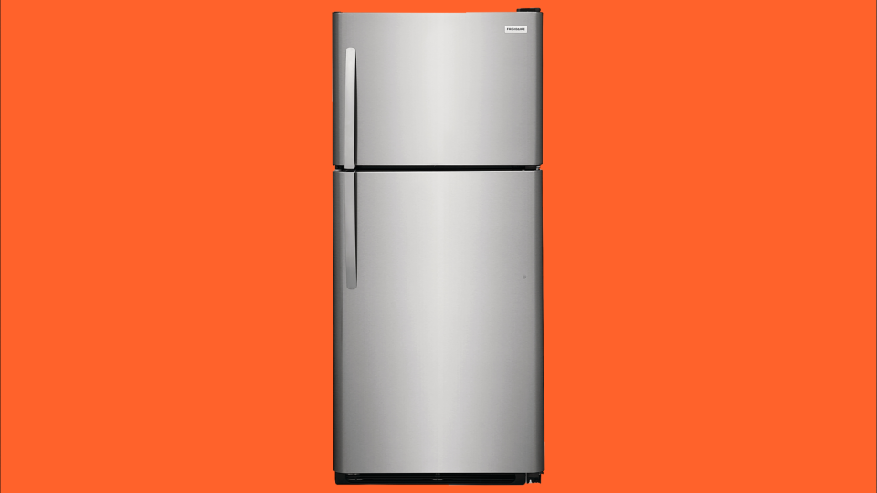 This spacious Frigidaire refrigerator is one of many great appliances on sale at Best Buy.